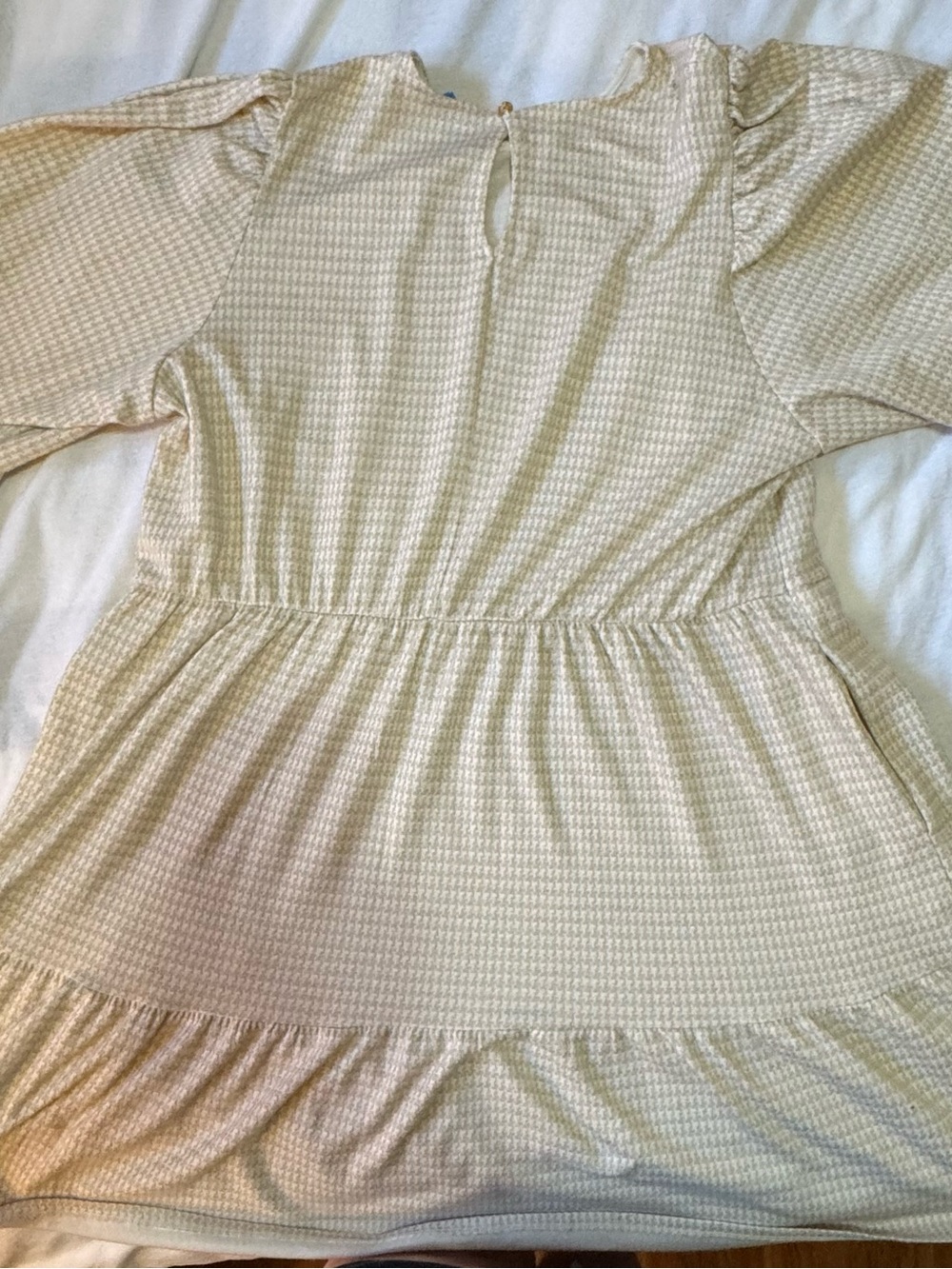Draper James RSVP Metallic Houndstooth Tiered Ruffle Dress XXL - Picture 10 of 12